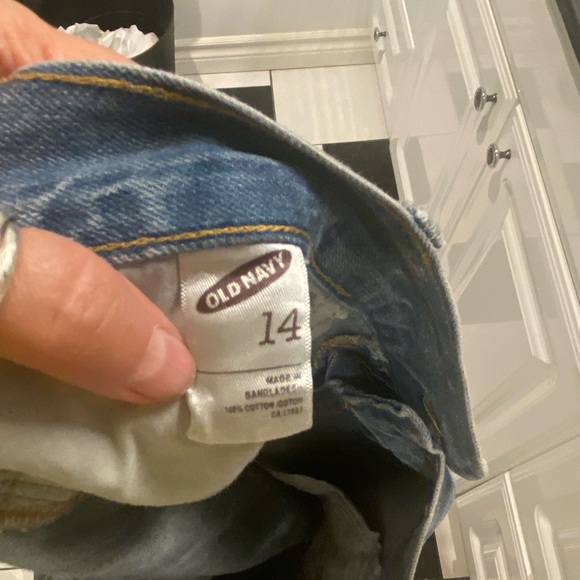 Cute Upcycled Old Navy denim skirt - Picture 3 of 3